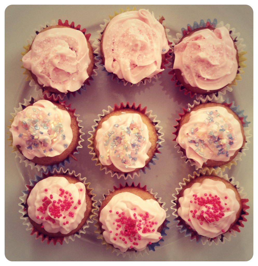 pink cupcakes