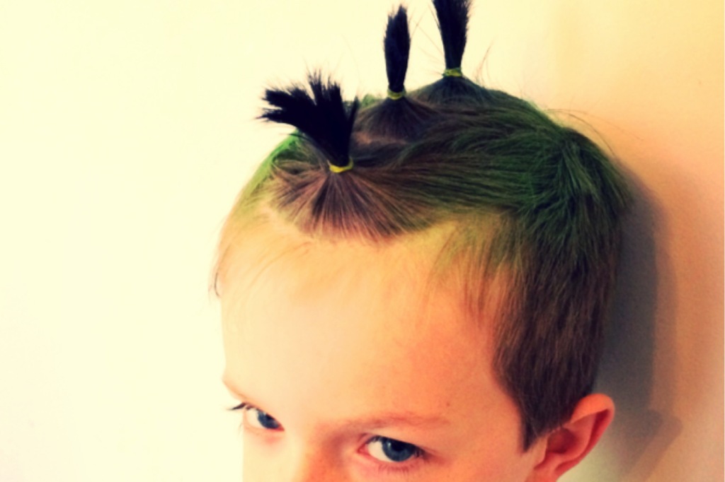 Crazy Hair 8yo