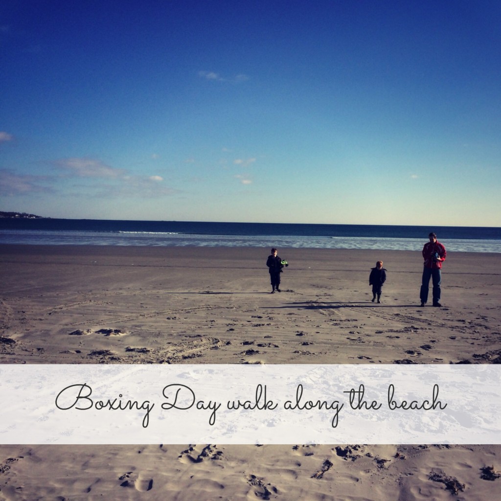 A Boxing Day walk on the beach