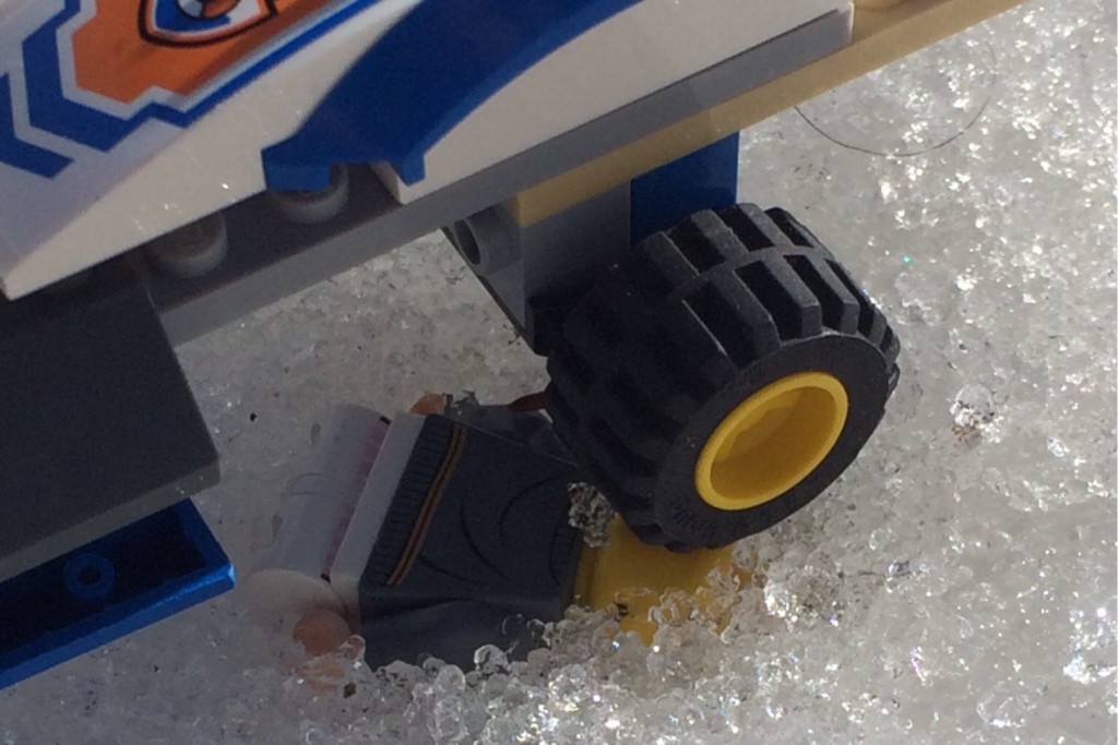 An unfortunate Lego man