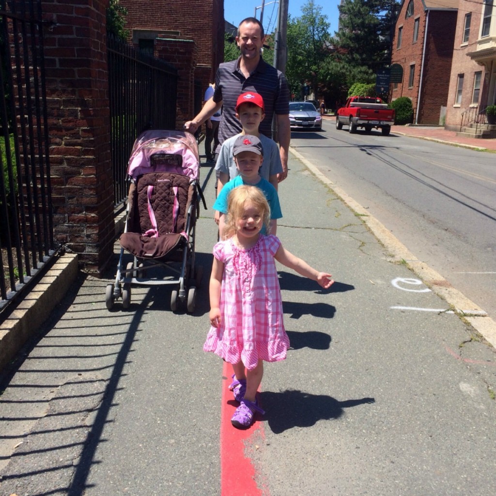 Walking the Red Line