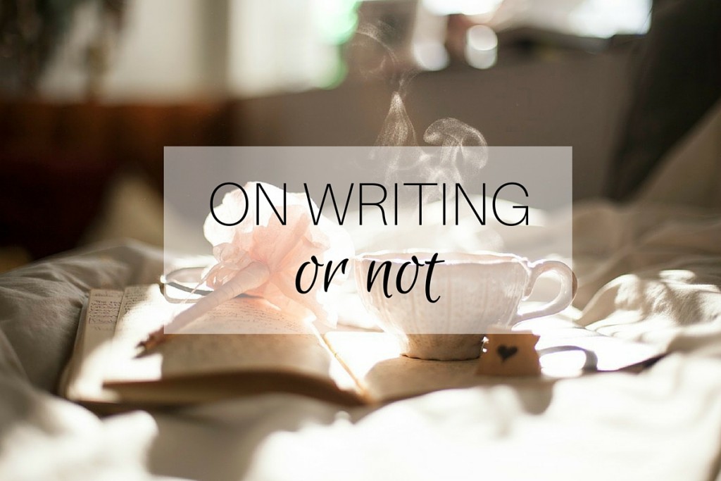 ON WRITING Or Not