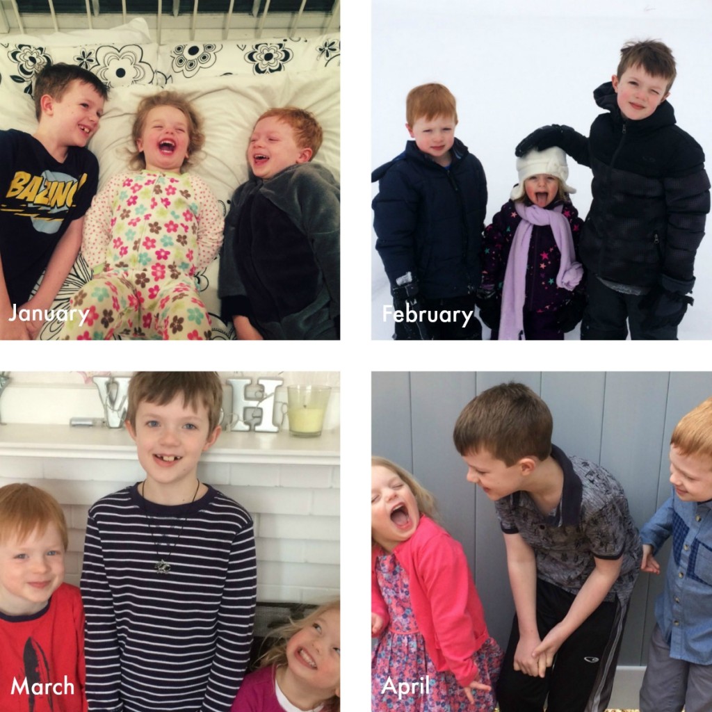 Siblings January to April 2015