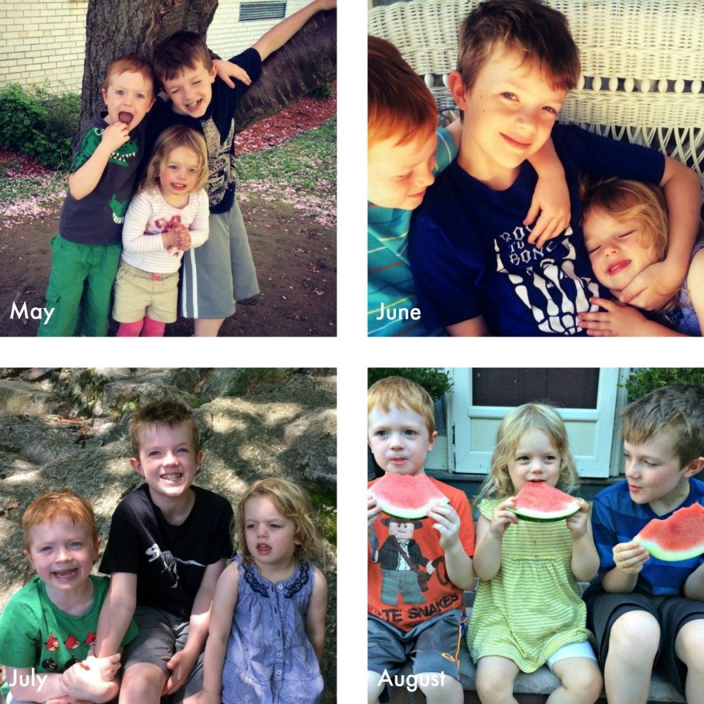 Siblings May to August 2015