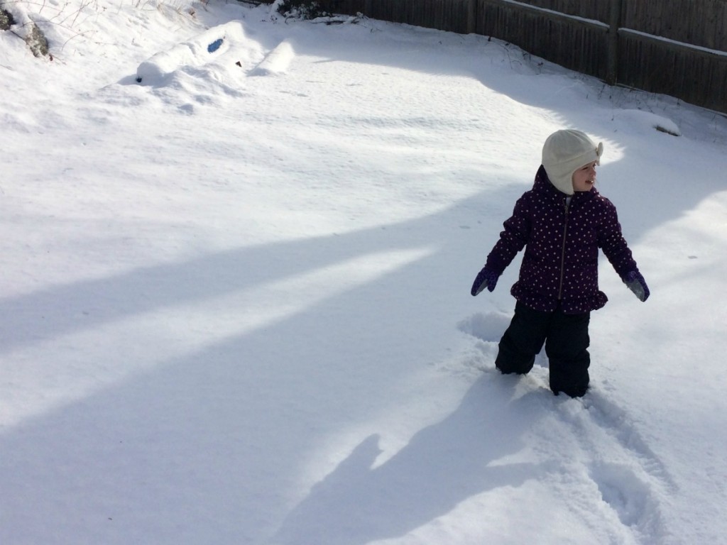 Playing in the snow 3