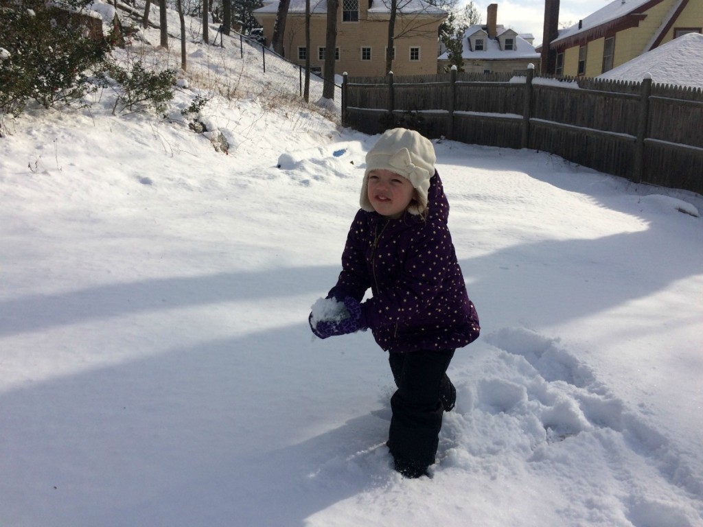 Playing in the snow 5