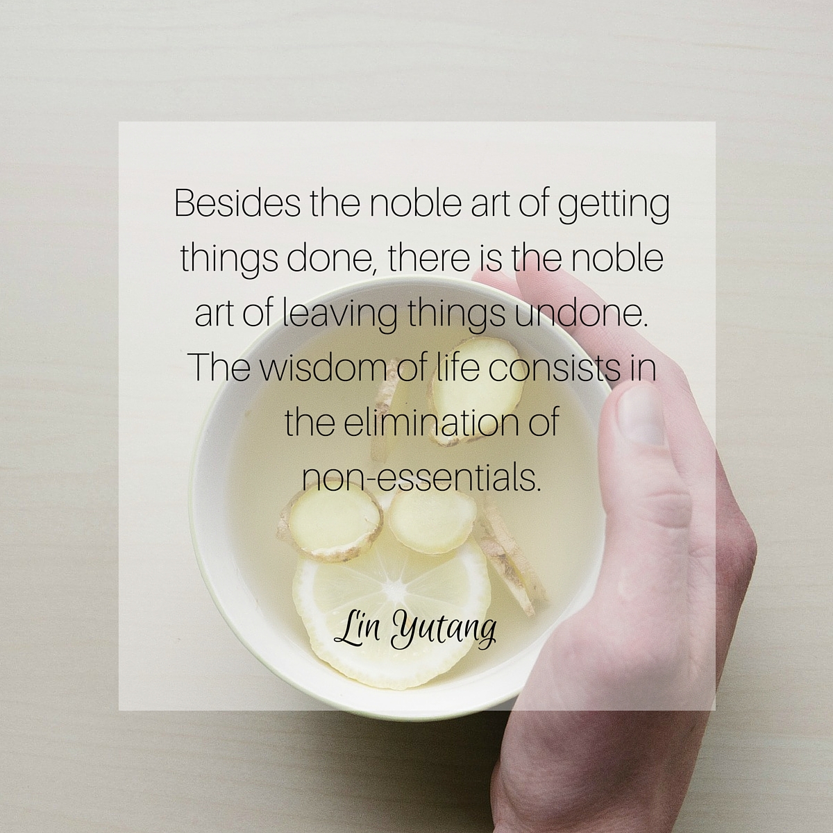 Simplify - Lin Yutang Quote