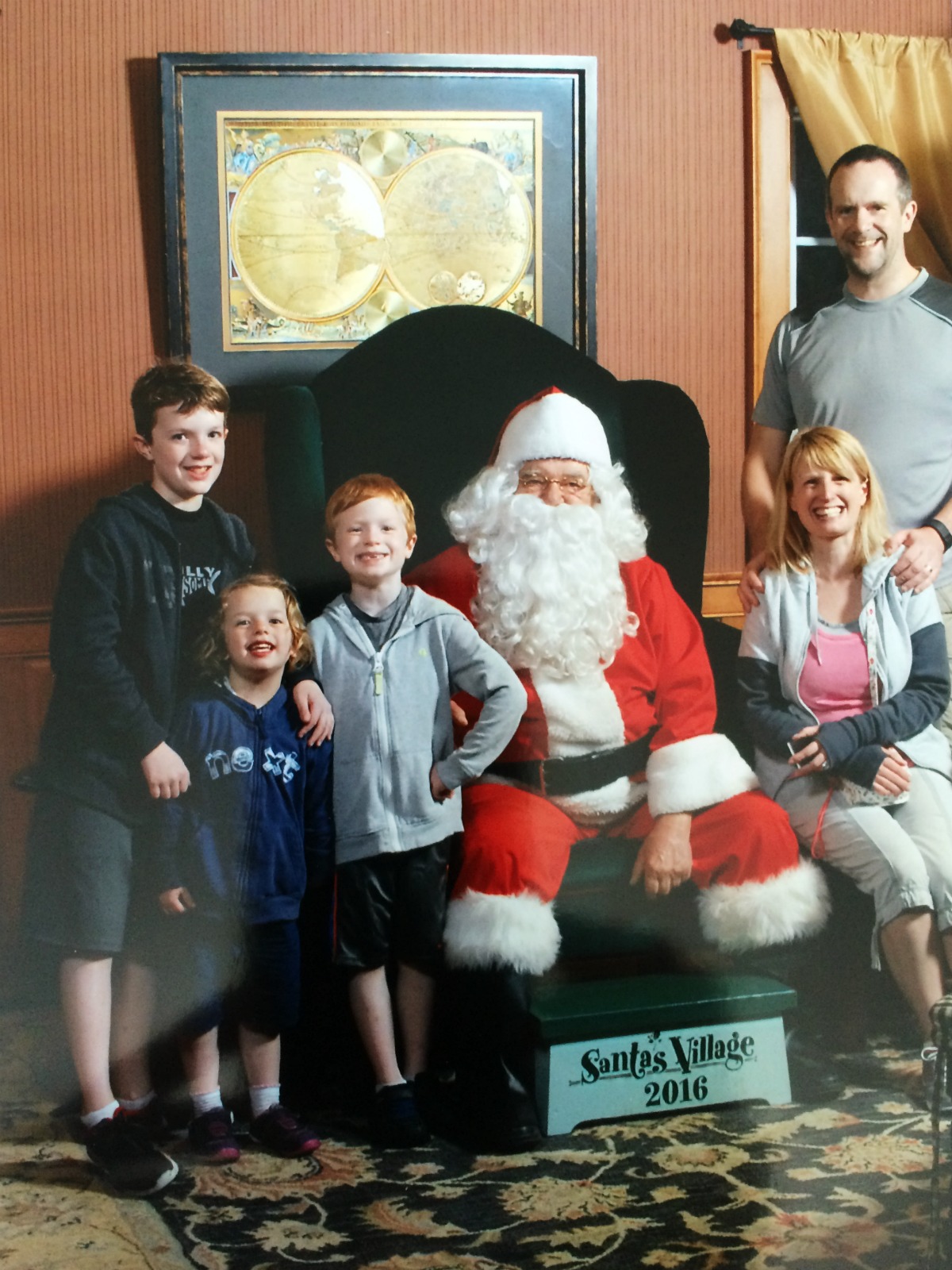 Our Family at Santas Village