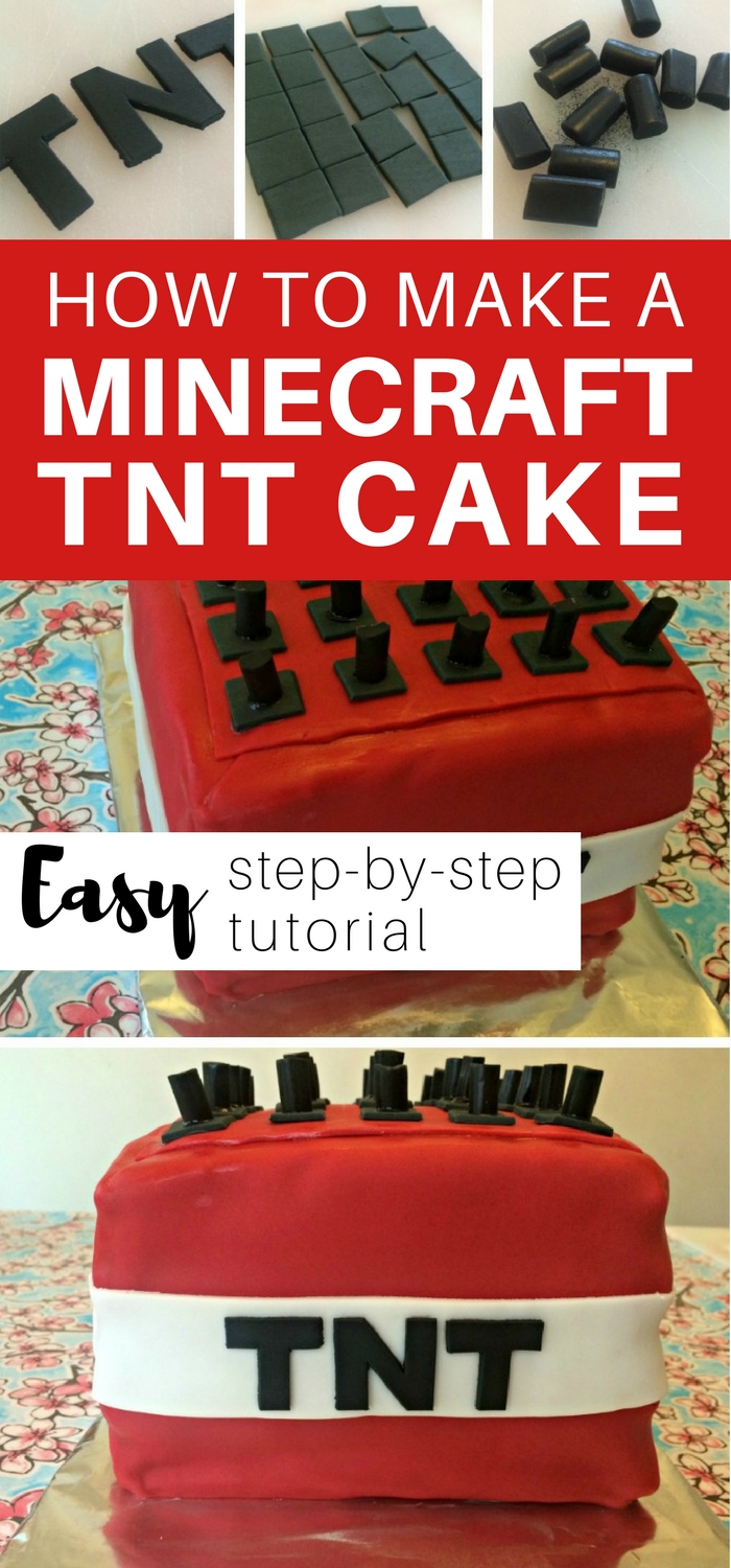 How To Make A Minecraft Tnt Cake Mumturnedmom