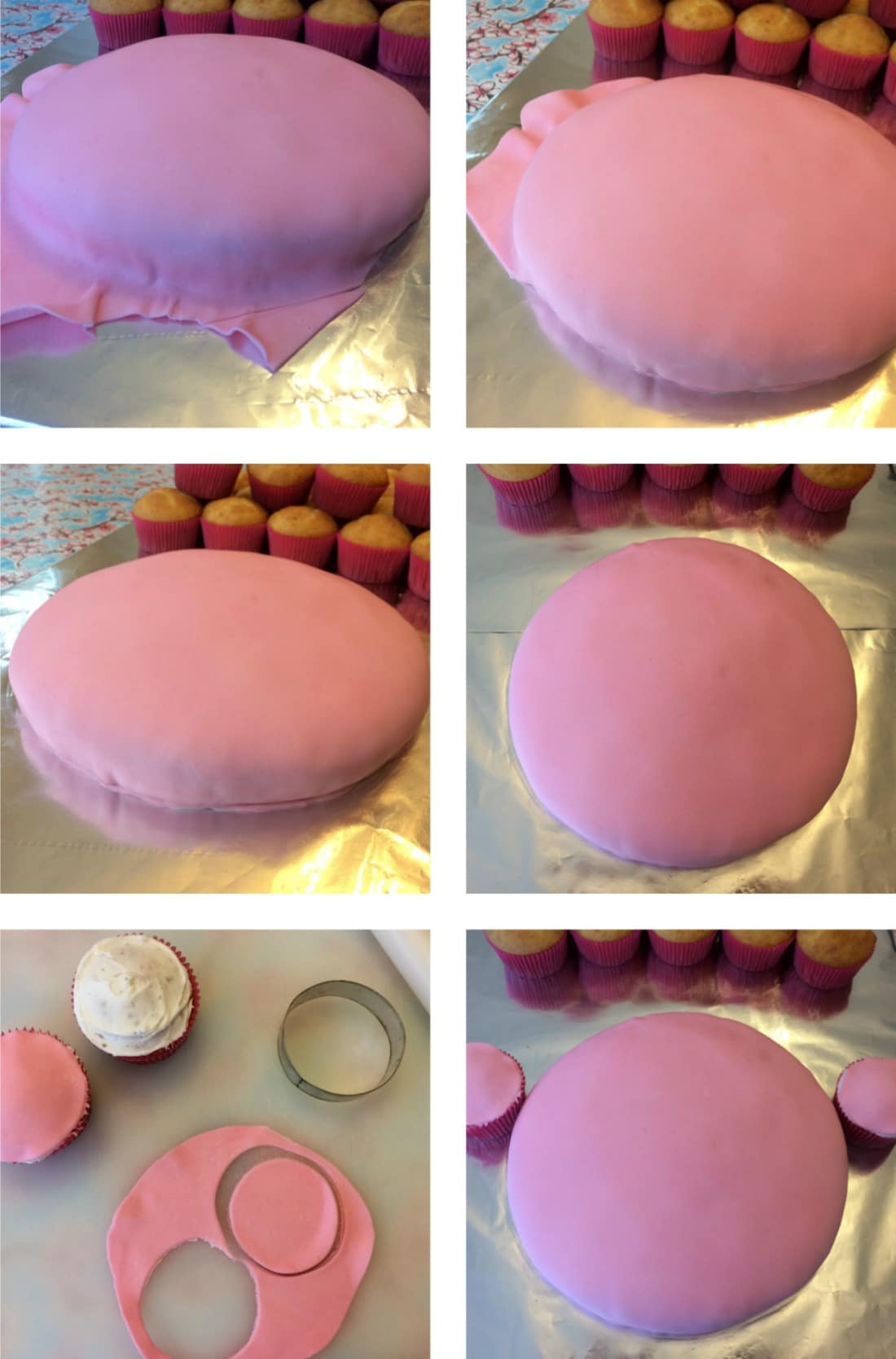 How to make a Princess Poppy cake with pull-apart cupcake hair: step by step tutorial to make a Trolls Princess Poppy Cake