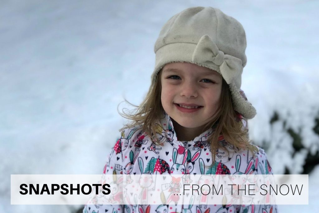 Snapshots from the snow